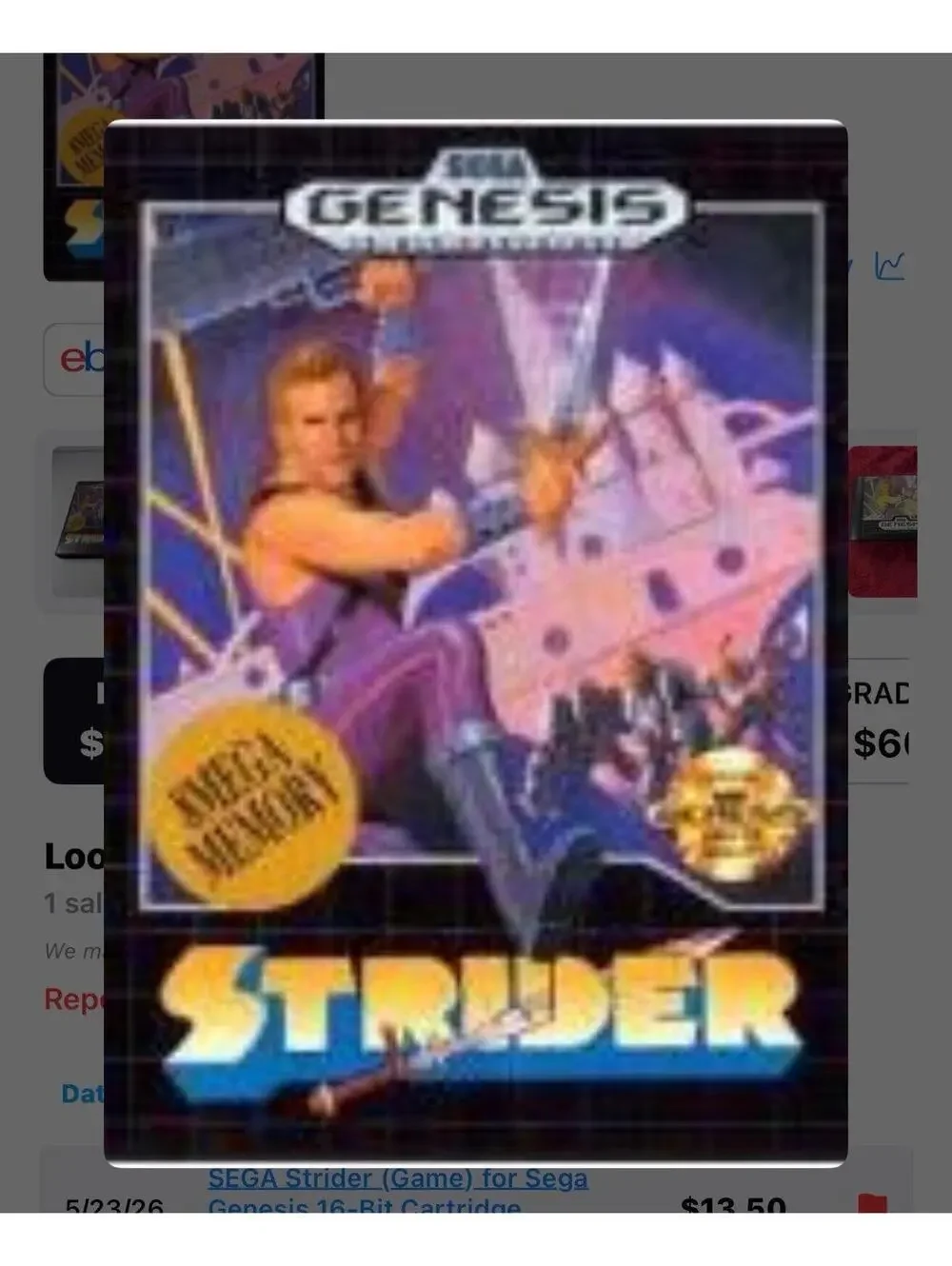 Strider for Sega Genesis